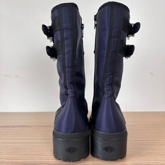 Madison Maison x Palladium Ranger Boot Women Sz 6 Vegan Navy RARE 90's $495 - Picture 10 of 15